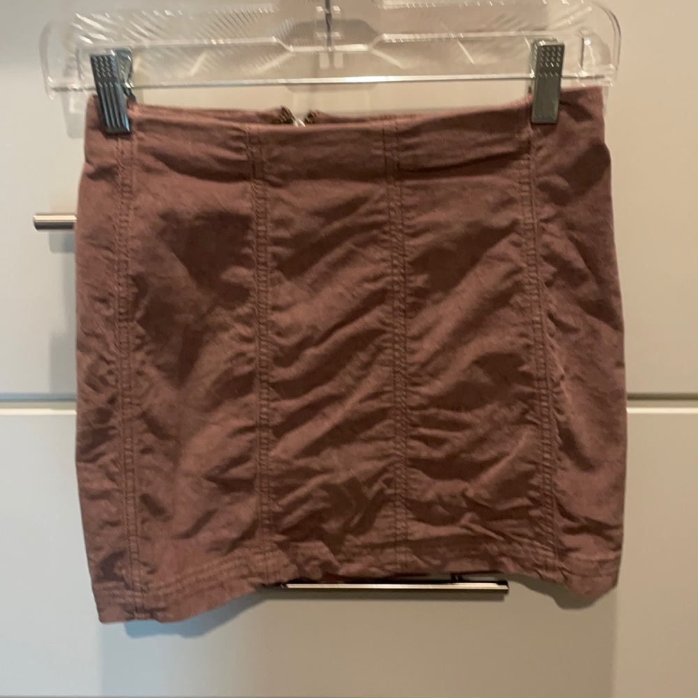 Free People Suede Skirt